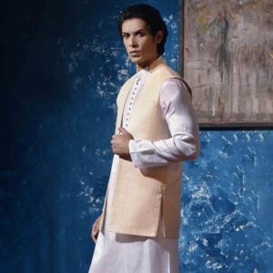 Premium Brocade Fabric vest